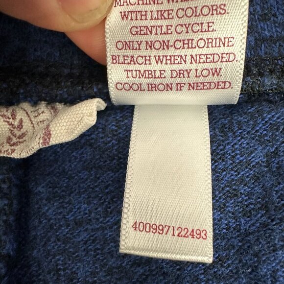 So Brand Women's Drawstring Waist Leggings Size L Blue - Picture 8 of 8